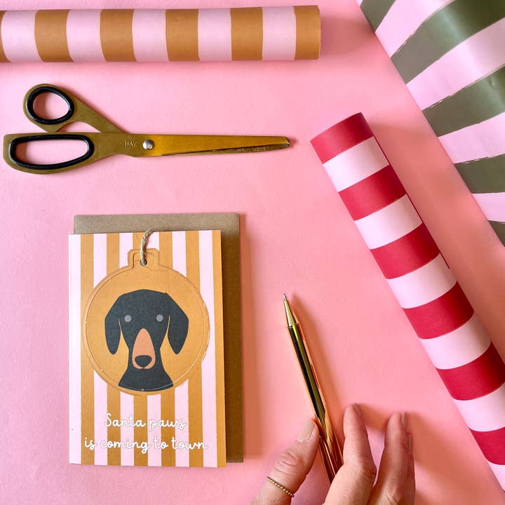 Heather Alstead Design Ltd - Wholesale Christmas card - Dog Breed - Pop Out Christmas Bauble Cards 23