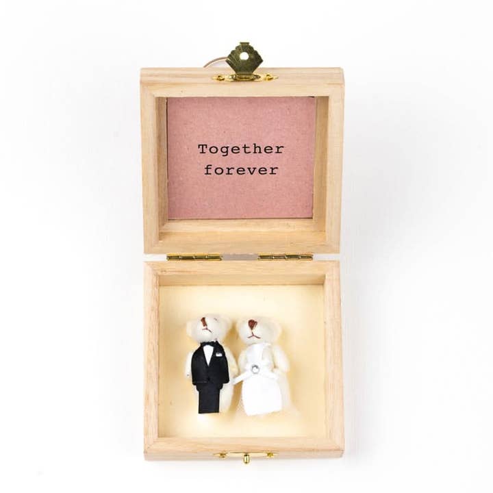 Pareja de osos en caja para venta al por mayor de Sidedish Cards