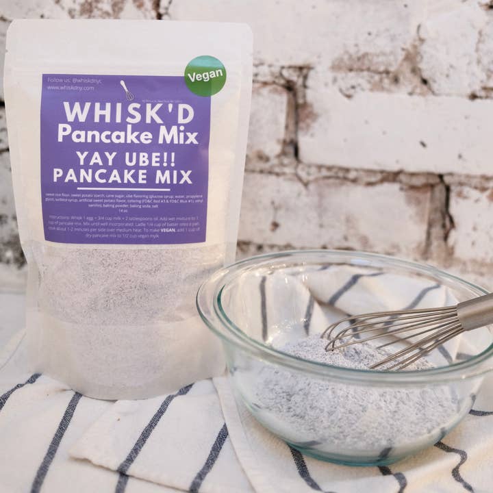 WHISK’D NYC - Wholesale Pancake Mix - Vegan Ube Pancake Mix