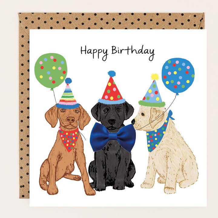 Birthday Card Labrador, Vizsla, Retriever for wholesale by Apple & Clover
