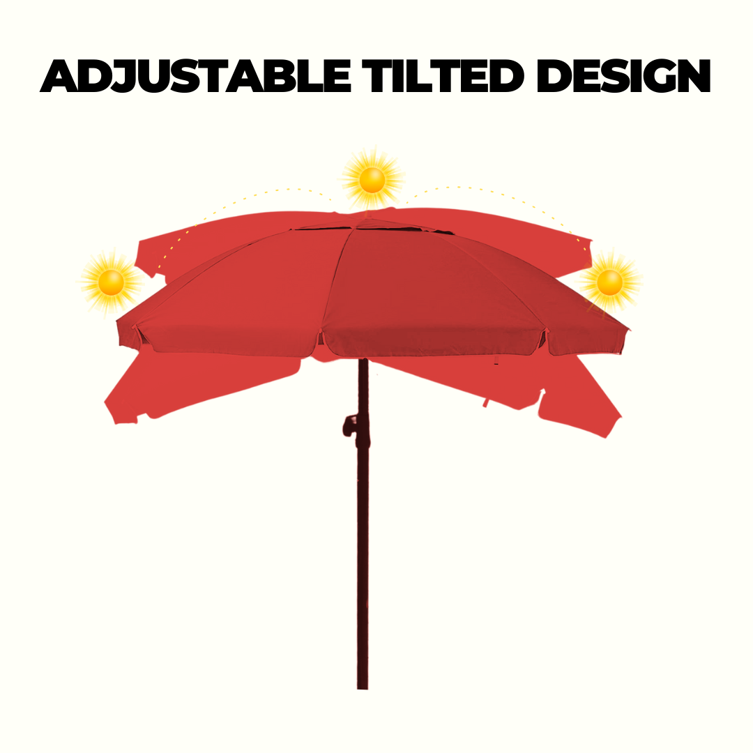 ROFFT USA LLC - Vendita all'ingrosso Ombrellone da spiaggia - Ombrellone da Spiaggia ROFFT 2 m in acciaio e alluminio resistente29