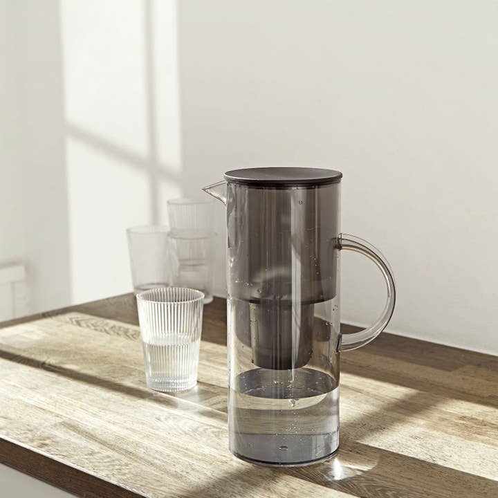 Studio Nordhaven - Wholesale Jug - EM77 water filter jug - smoke by Stelton