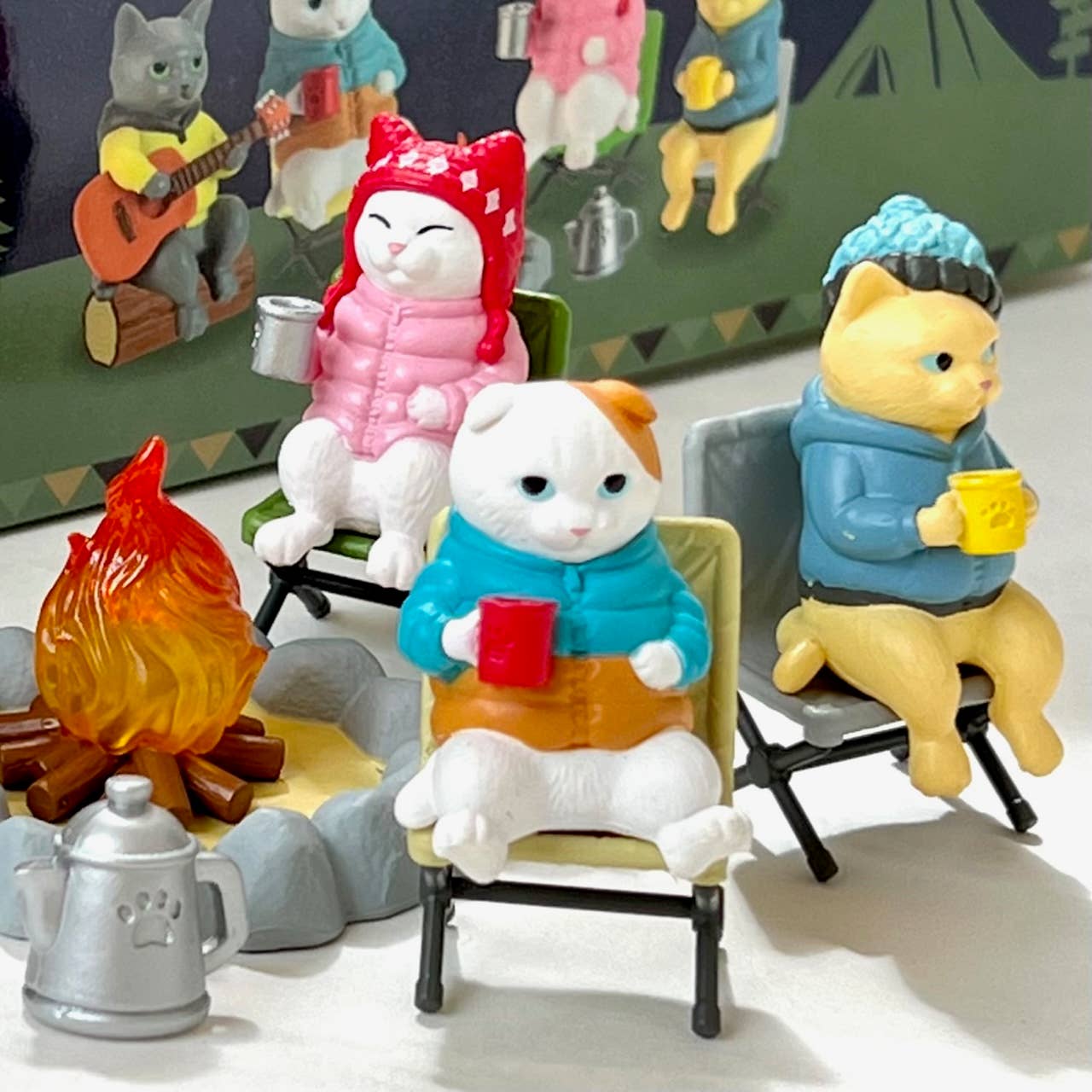 BCmini - Wholesale Decorative Figurine - 70770 Campfire Cats Blind Box35