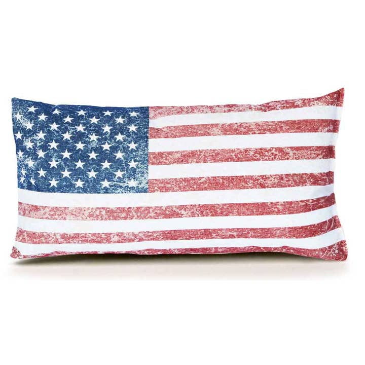 American Flag 12 x 20 Pillow for wholesale by Eric & Christopher