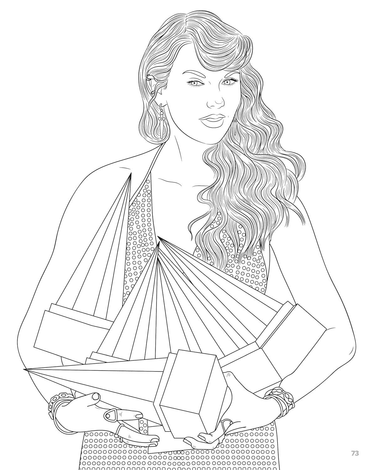 Fox Chapel Publishing - Wholesale Coloring & Activity Book - Adult - 10-Copy Display Taylor Swift Forever Coloring &Activity Book5