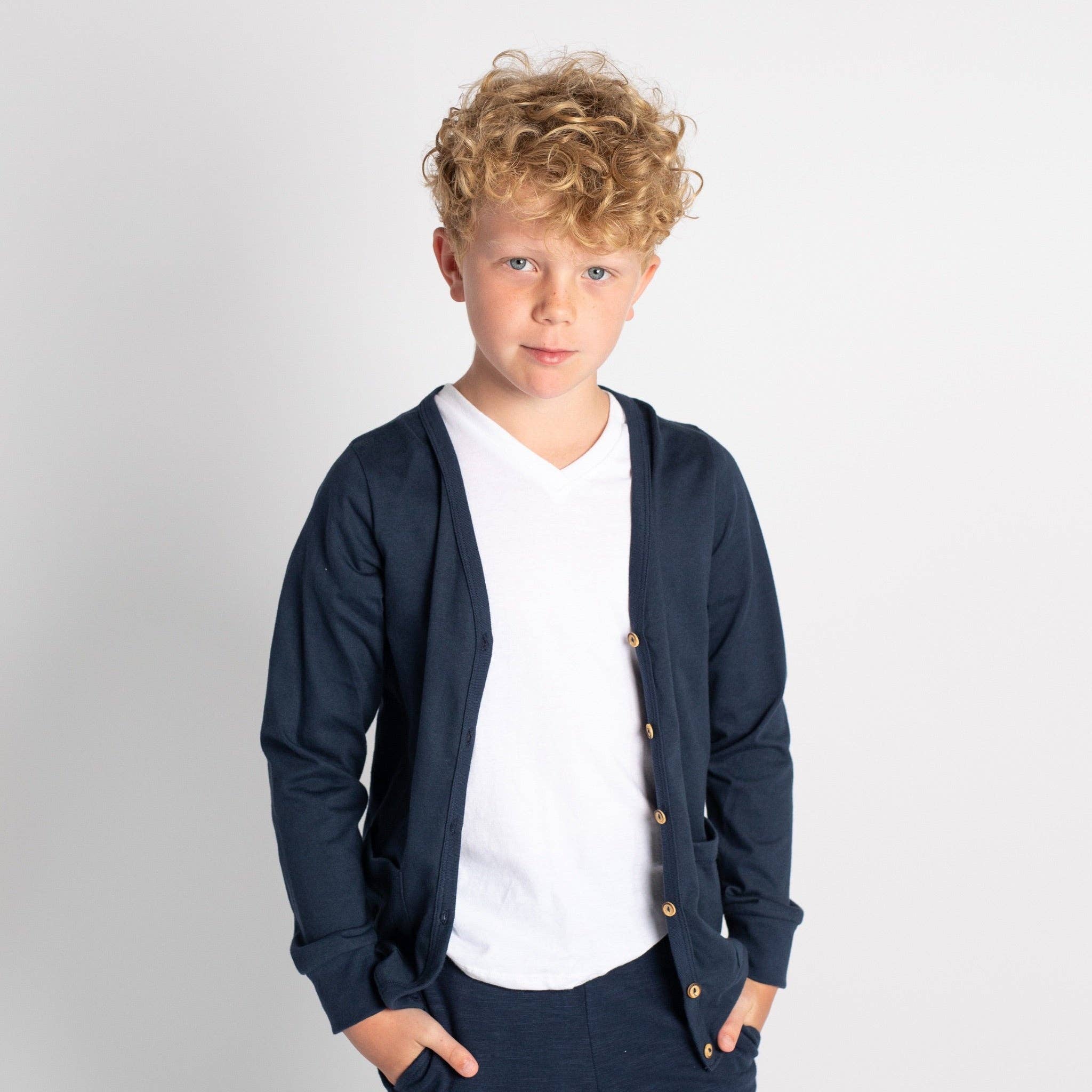 mini mioche collective inc. - Wholesale T-Shirt - Kids - Premium GOTS-Certified Organic Cloud V-Neck Tee12