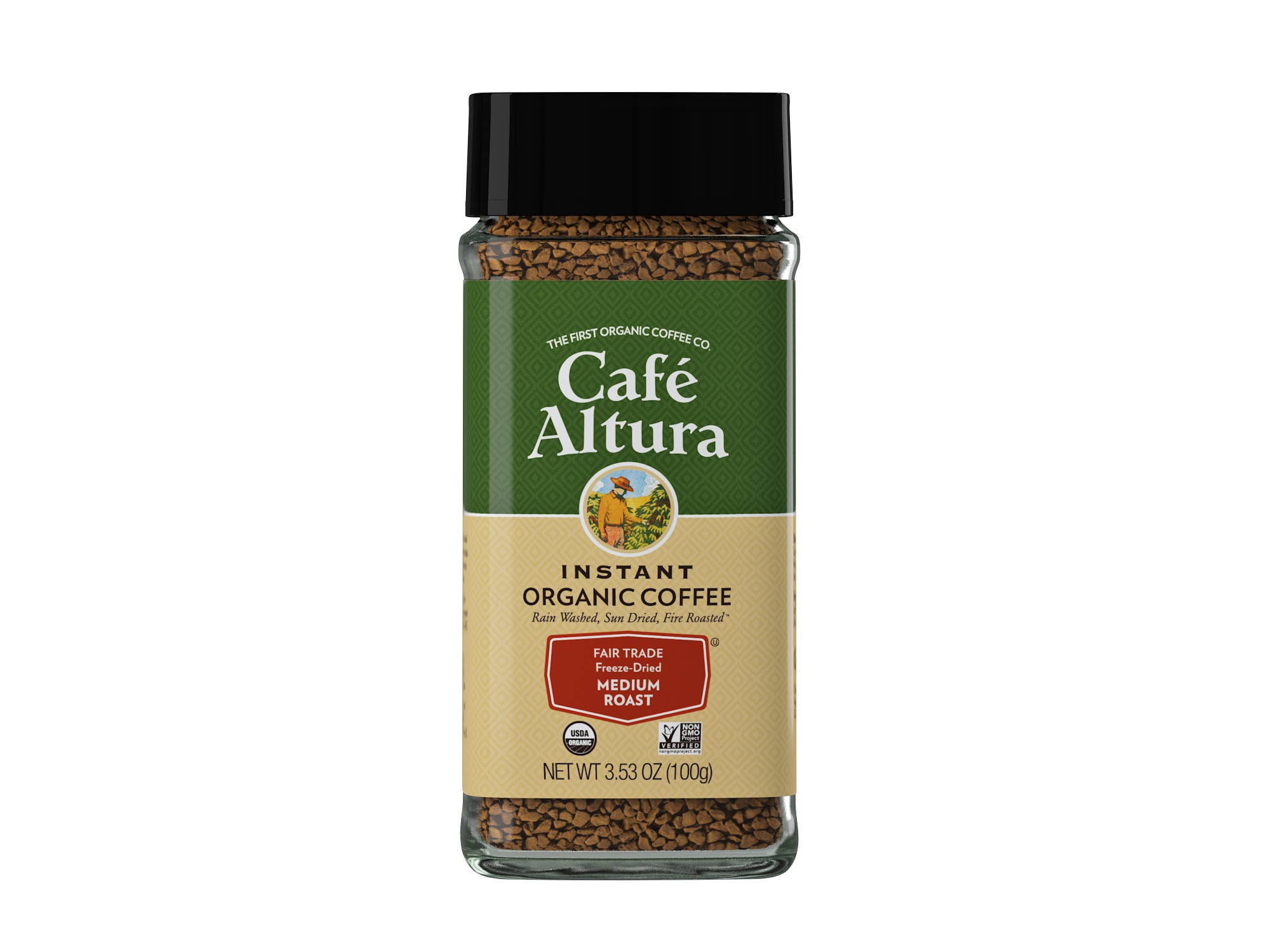 Cafe Altura - Wholesale Instant coffee/espresso - 3.53 oz. Jar Café Altura Organic - Instant Coffee