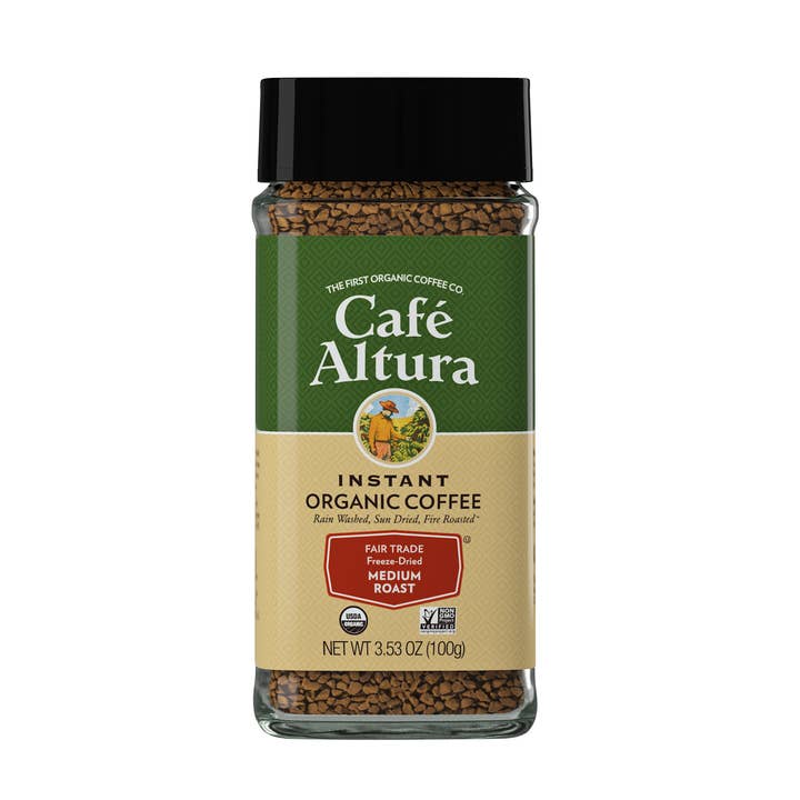 Cafe Altura - Wholesale Instant Coffee/Espresso - 3.53 oz. Jar Café Altura Organic - Instant Coffee