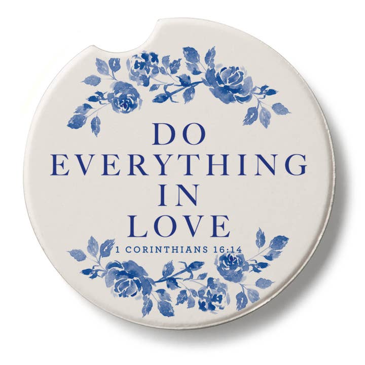 Posavasos de Piedra "Everything in Love" en Paquete Individual para venta al por mayor de CounterArt/Highland Home/Thirstystone