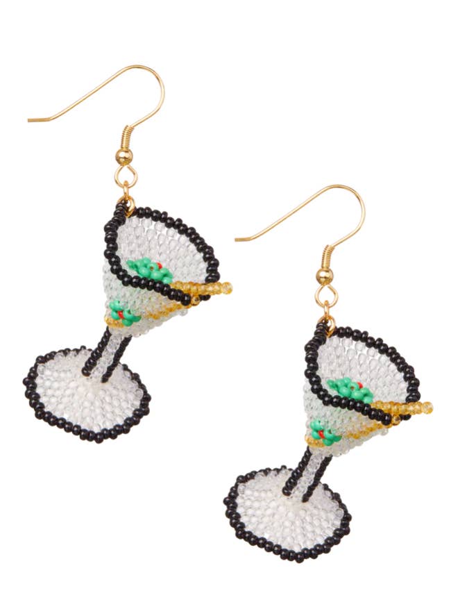 Martini Earrings for wholesale by Susan Alexandra