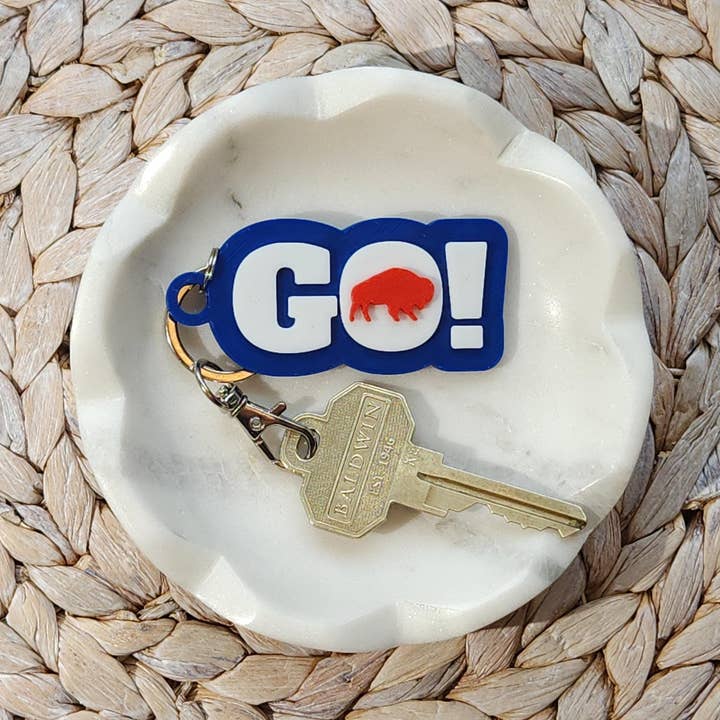 Go Buffalo! Keychain for wholesale by ModoWorks