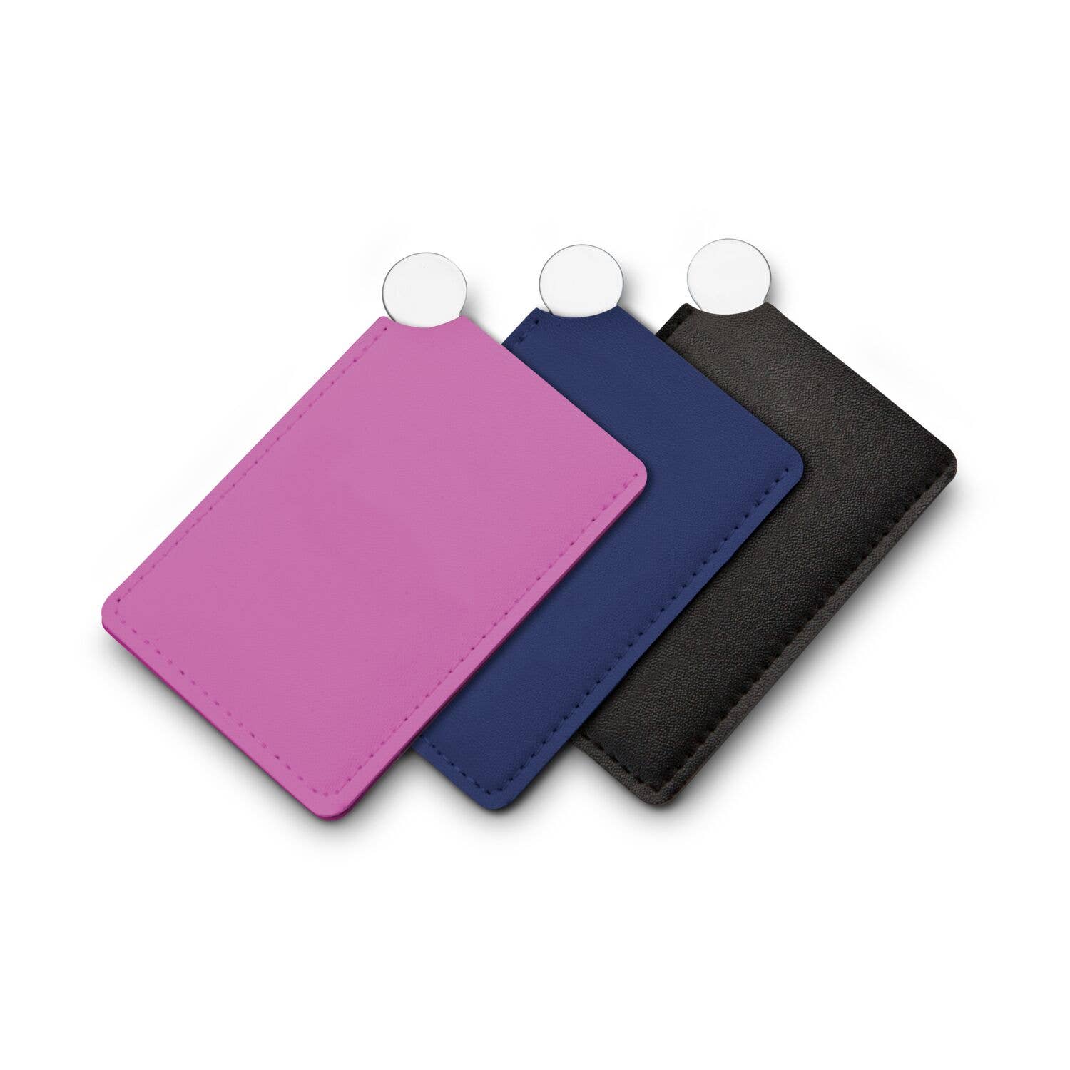 ROEMER WELLNESS - Wholesale Compact Mirror - Stainless steel pocket mirror, in case (rose)14