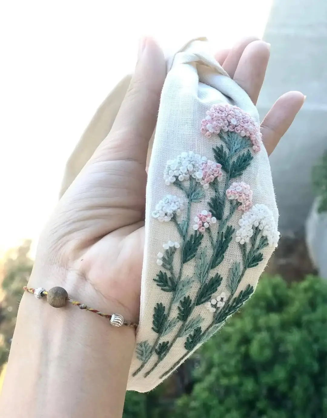 Quince Fables - Wholesale Fashion Headband - Women's - Floral Embroidered Linen Knot Turban, Collection Sofia ✅4