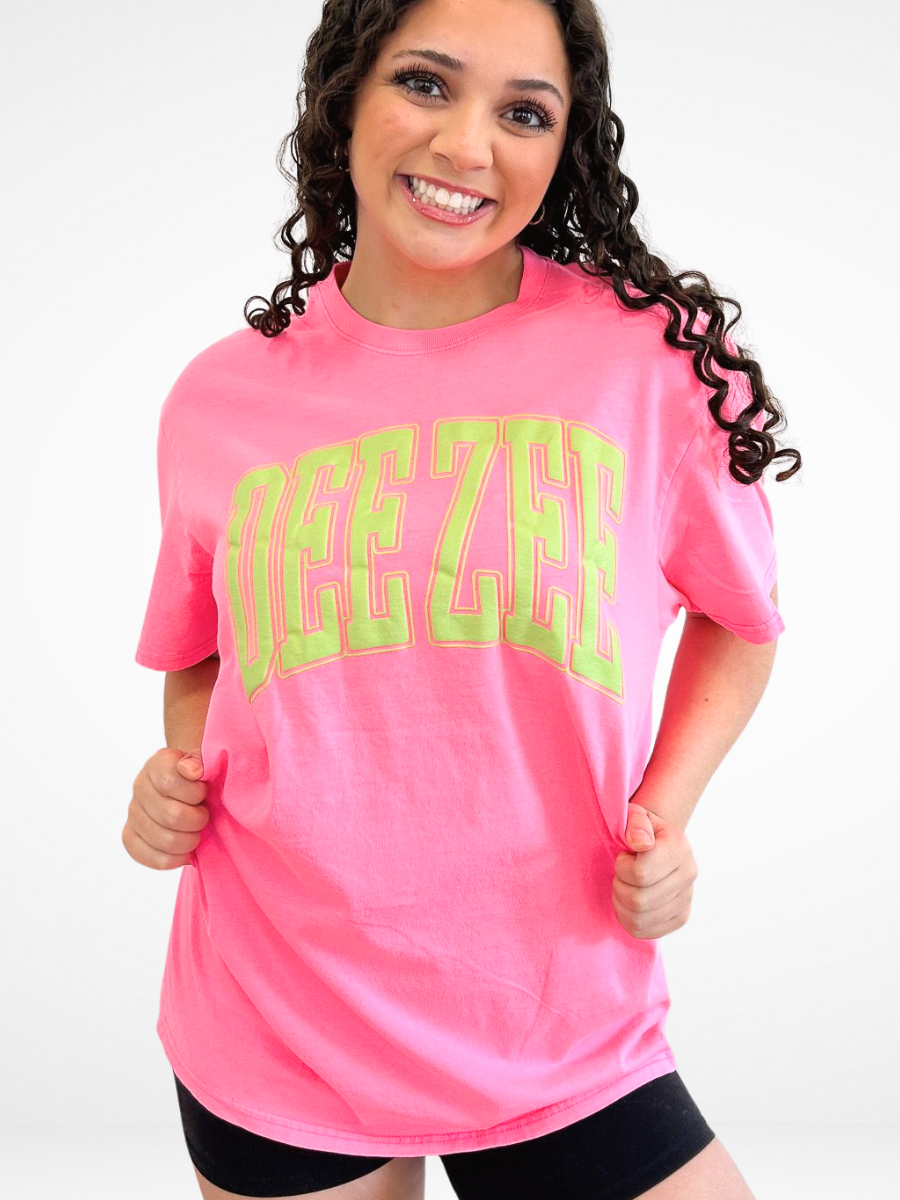 Duo Threads - Wholesale Screen Printed T-Shirt - Women's - Sorority Varsity Arch Puff Tee 12