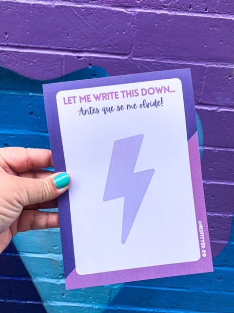 Let Me Write This Down, Antes Que se me Olvide! Latina Pad for wholesale by MISfitted.Co