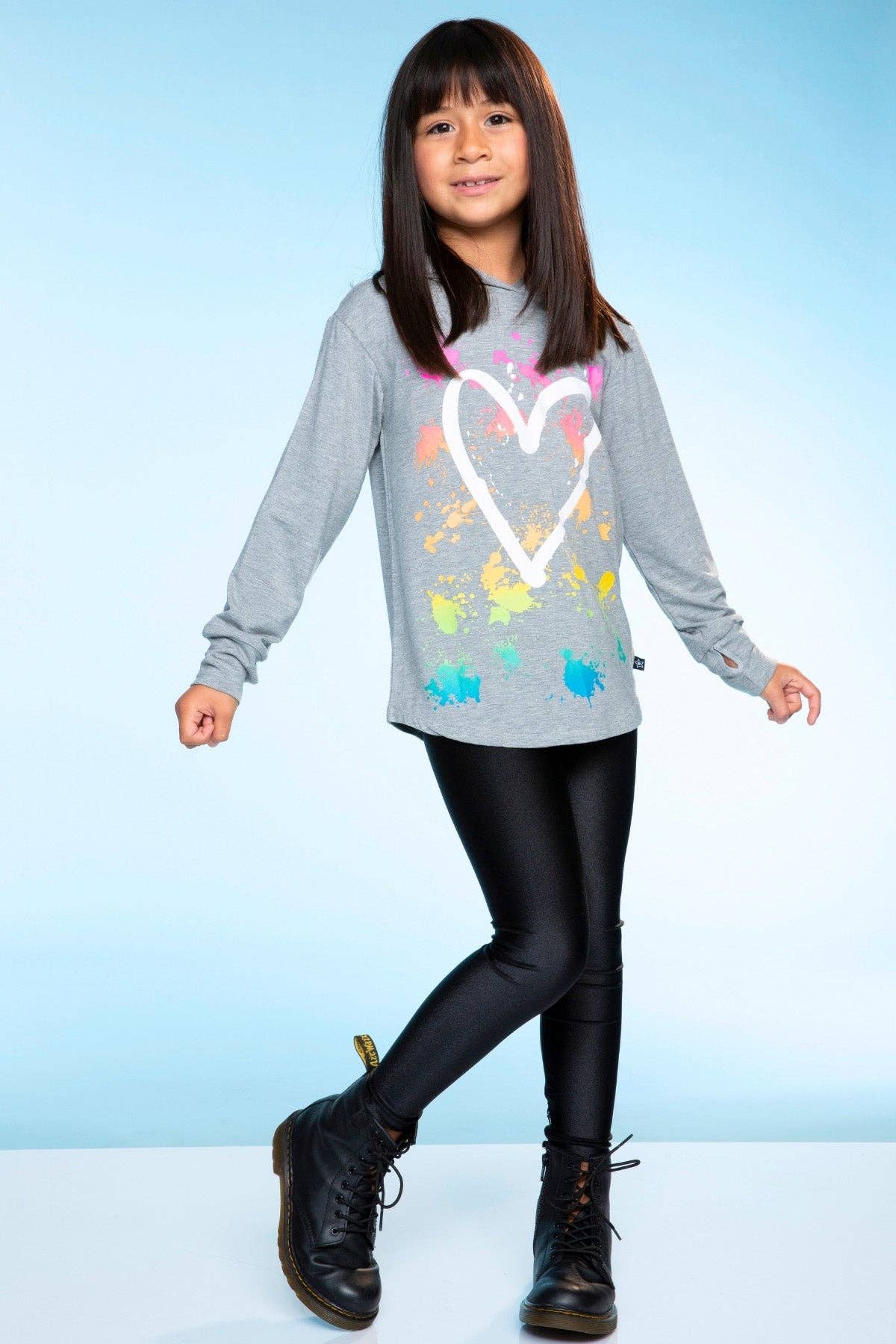 PixieLane – Großhandel Hoodie – Kinder – Modal-Strickpullover mit Kapuze und Daumenlöchern5