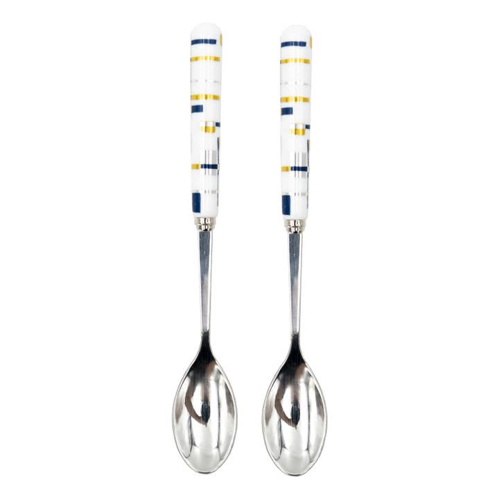 Round Classic Tea Spoon 2pcs – Stainless Steel for wholesale by KEY Company