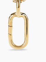 Lexi Charm Collect and Paperclip 18" Waterproof Necklace PVD for wholesale by HoopLa