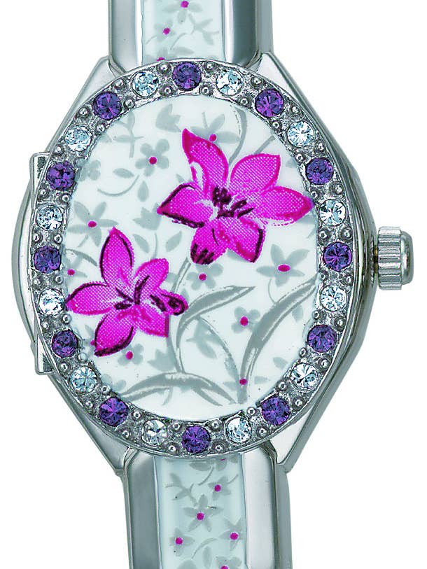 Reloj Florali-Crystal Enamel para mujer para venta al por mayor de Andre Mouche