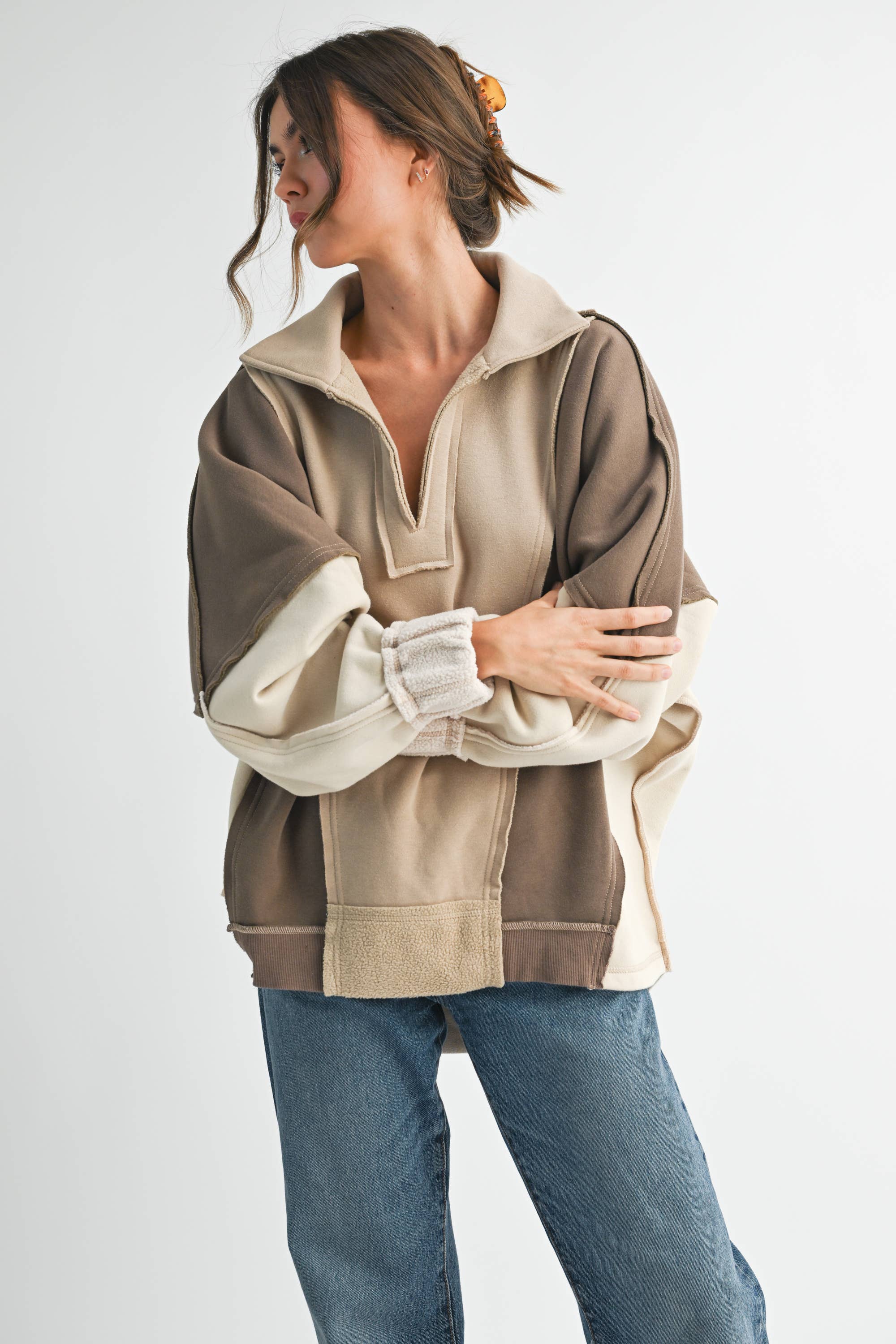 AEMI + CO - Wholesale Sweatshirt - Women's - 952CK Lallie Sweatshirt 610