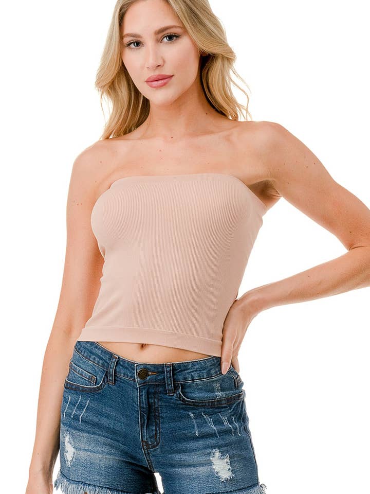 315L RIBBED LONG TUBE TOP for wholesale by MIO WHOLESALE