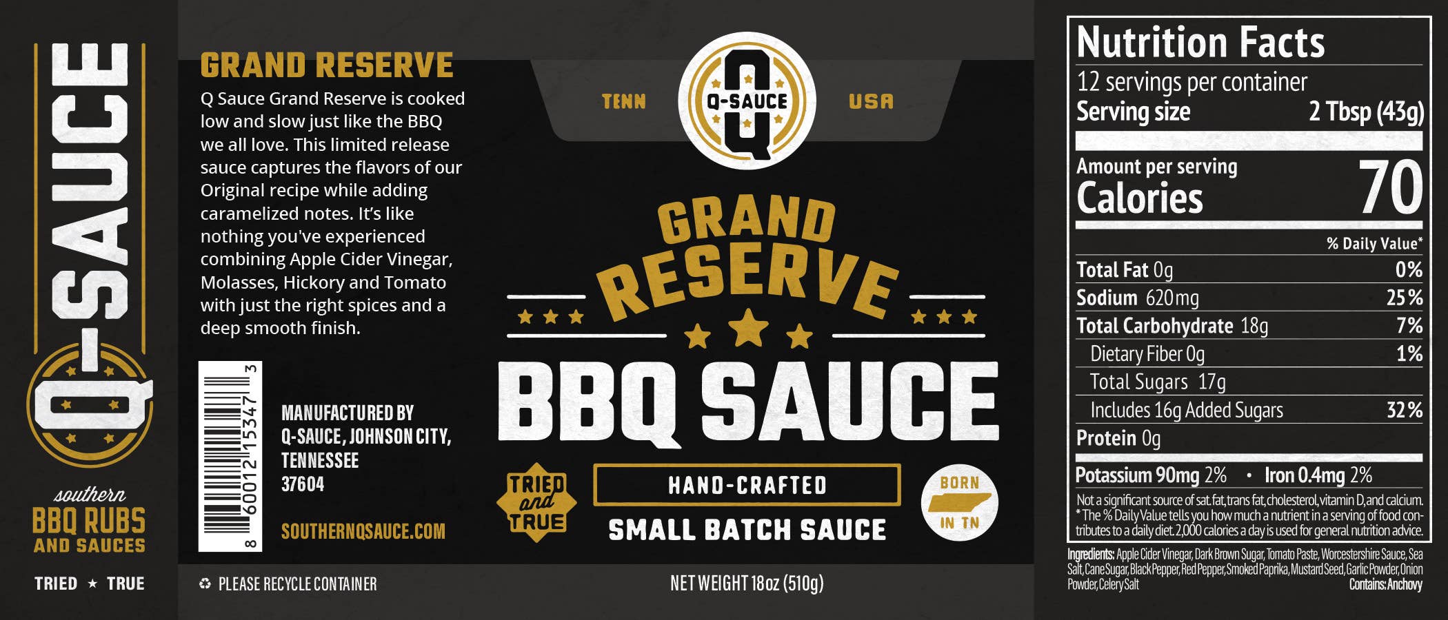 Q Sauce – wholesale BBQ sauce – Q Sauce - Grand Reserve1