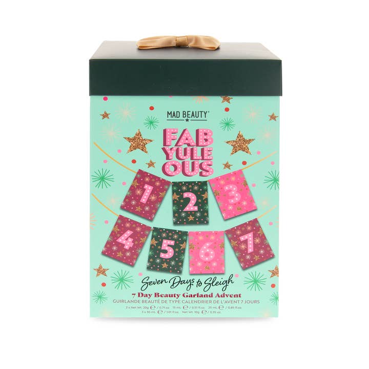 Mad Beauty USA LLC - Wholesale Bath & Body Set - Mad Beauty FabYuleOus7 Day Beauty Garland Advent1