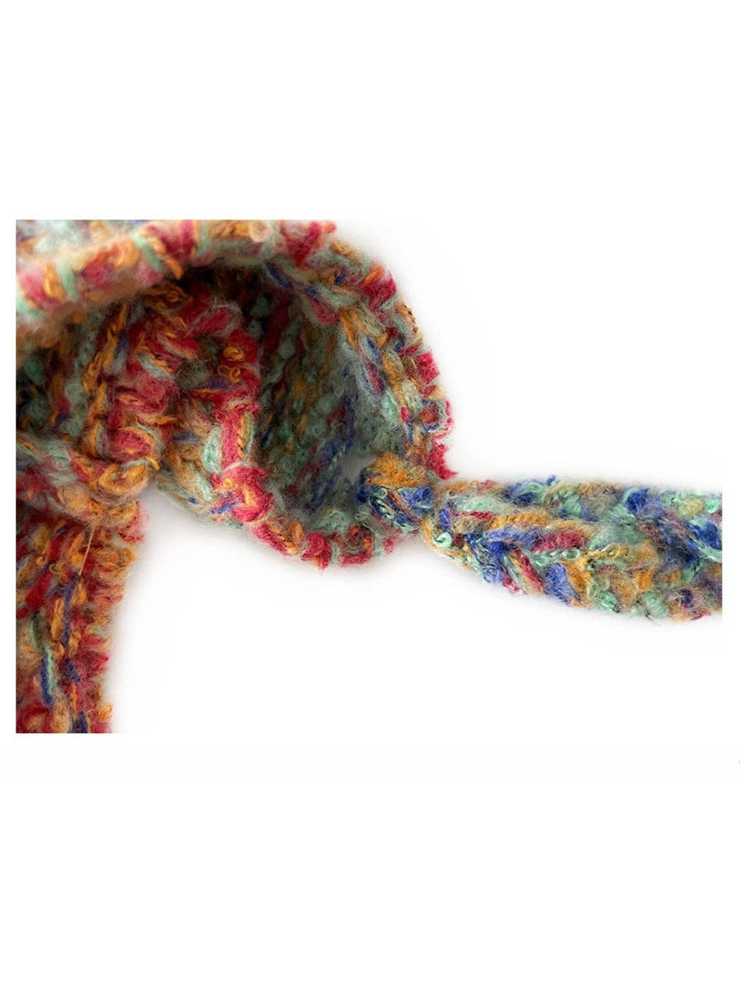 Funkyrel® Atzbranding Limited - Wholesale Beanie - Dames - Haila - Dames Colorblock Gebreide Oorflap Muts18