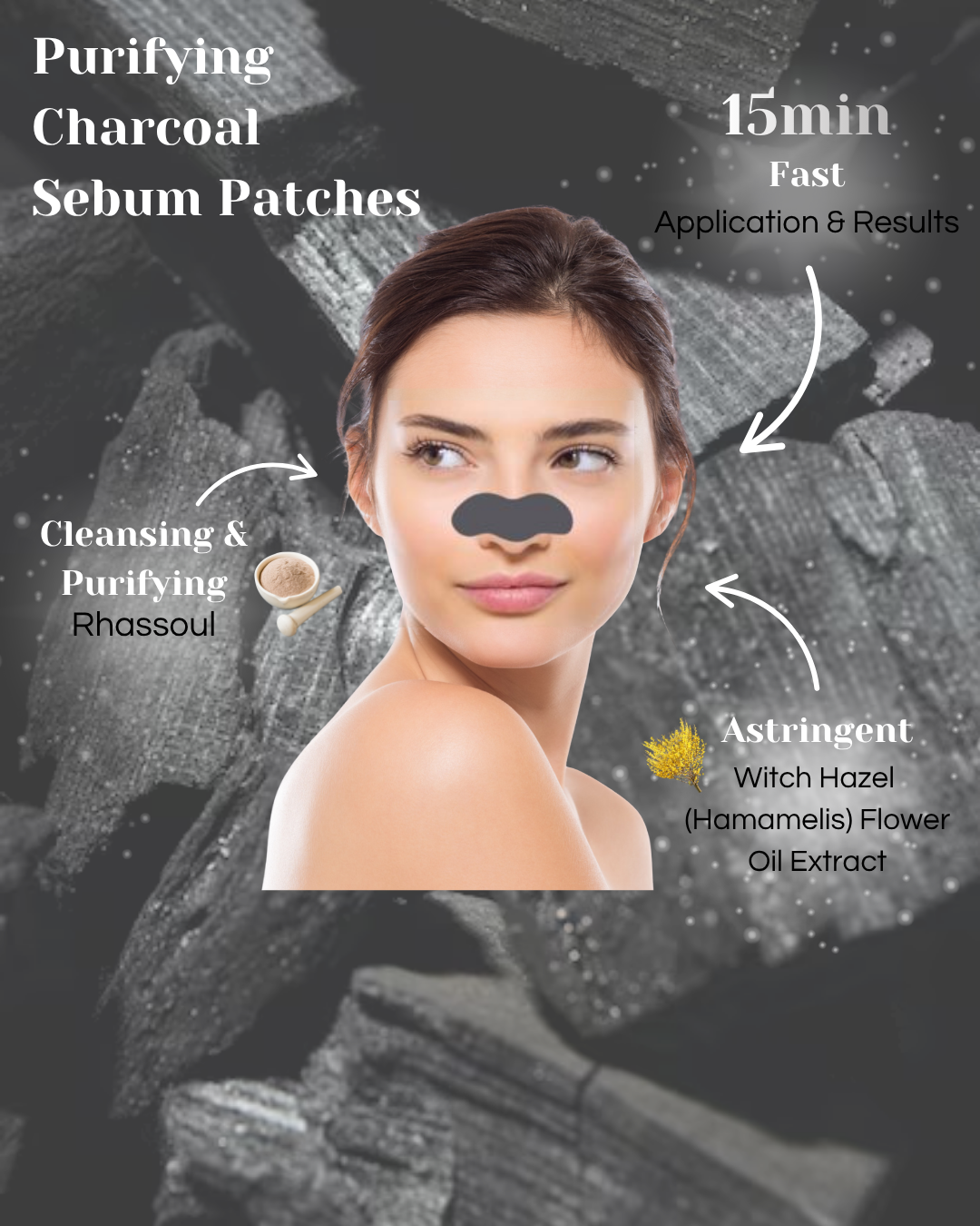 Mediatic Labs – Adesivo de acne/hidrocolóide por atacado – Adesivo de Sebo de Carvão2