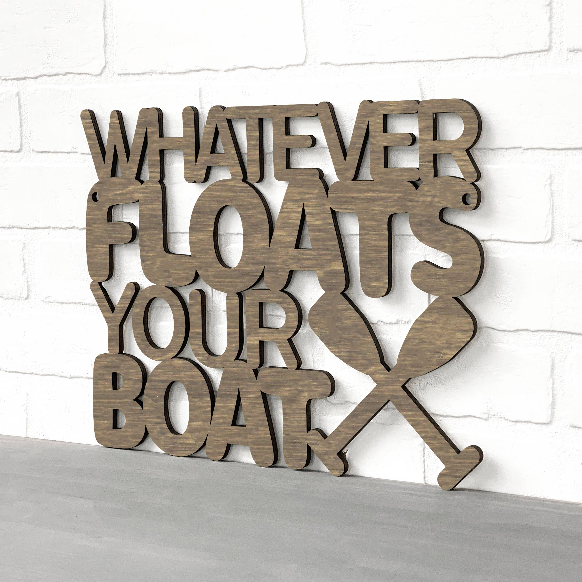 Spunky Fluff - Wholesale Sign - Whatever Floats Your Boat Cute Wood Lake House Decor22