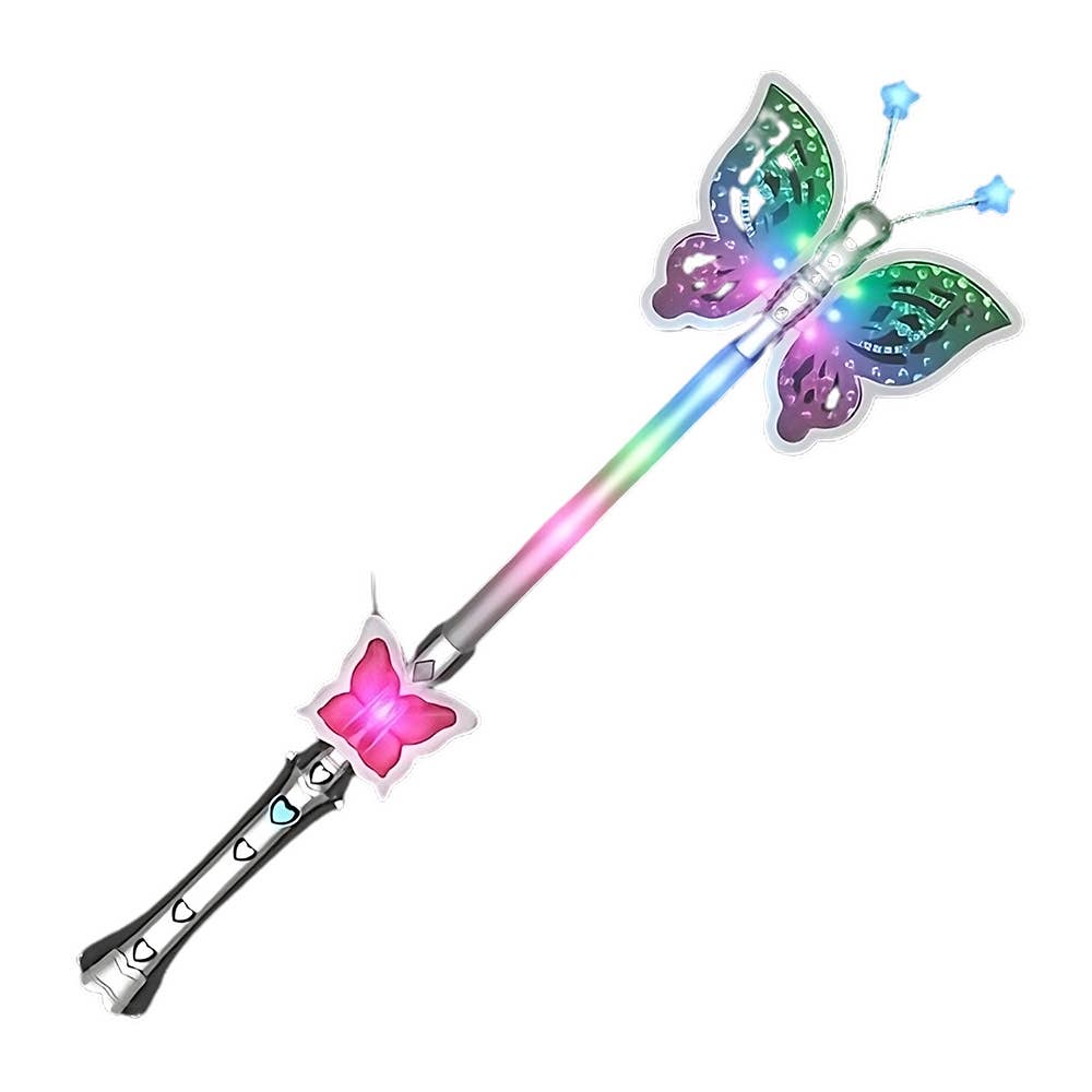 Blinkee.com, LLC - Wholesale Light-Up Toy - Kids & Baby - Light Up Fairy Butterfly Wand1