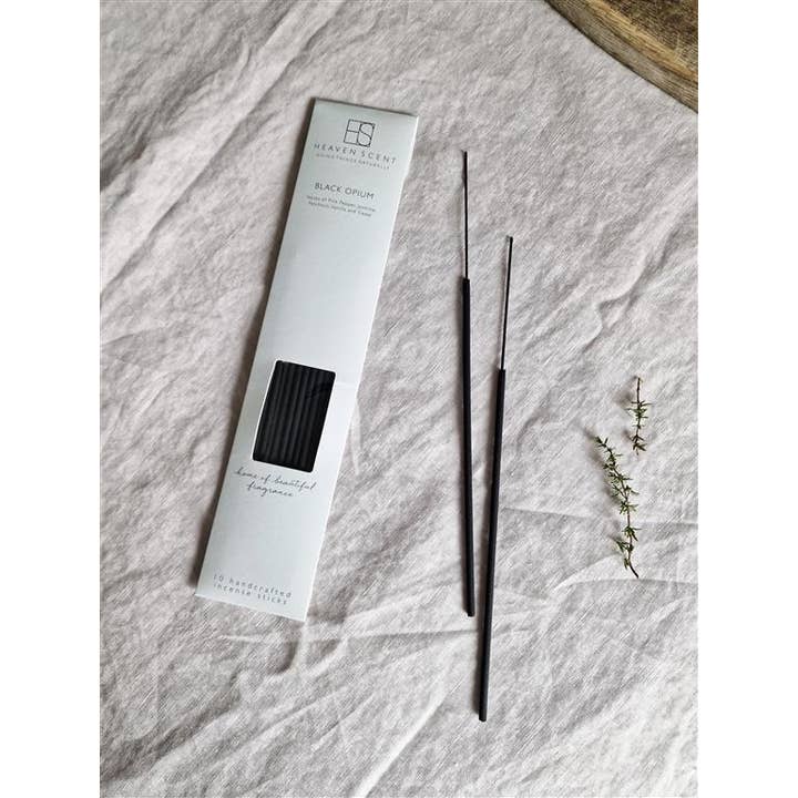 Heaven Scent Incense Ltd – Incenso por atacado – 10 Paus de Incenso de Ópio Preto