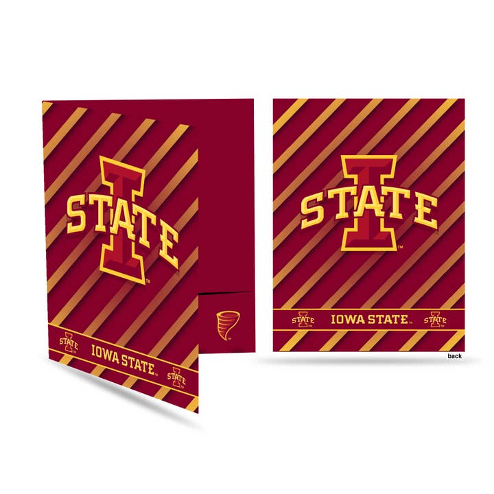 Iowa State Two-Pocket Folder for wholesale by Rico Industries
