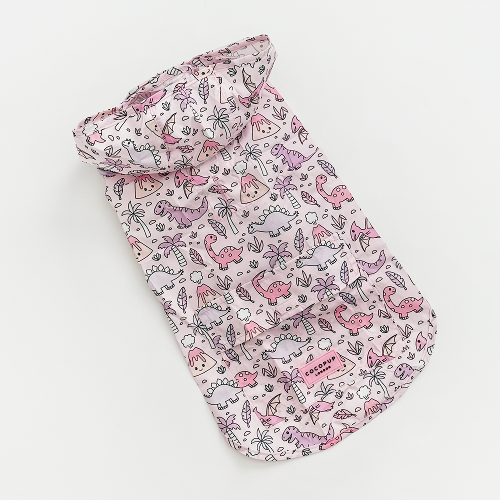 Cocopup London – wholesale Pet raincoat – Dog – Dog Raincoat - Princess Dino1