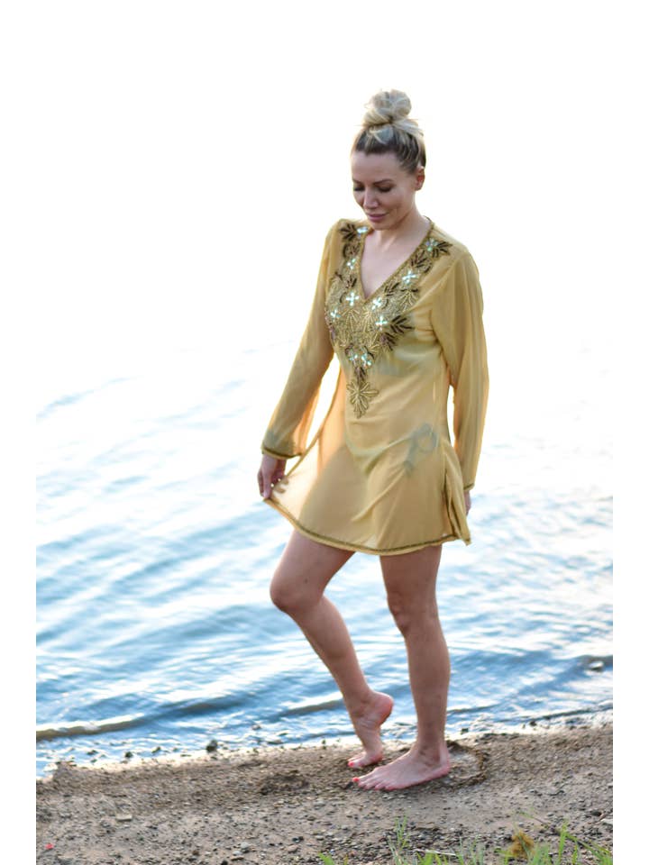 Giallo | Oro Tunica gialla unica nel suo genere in vendita all'ingrosso su Faire4