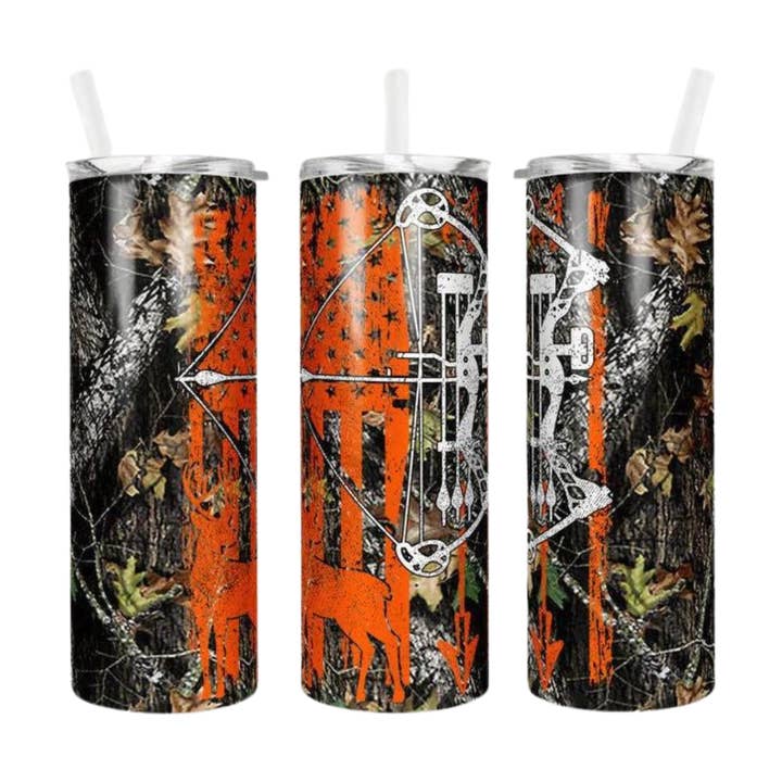 Hunting Camo - 20 oz. Becher für den Großhandel von Farmtown Printing Company