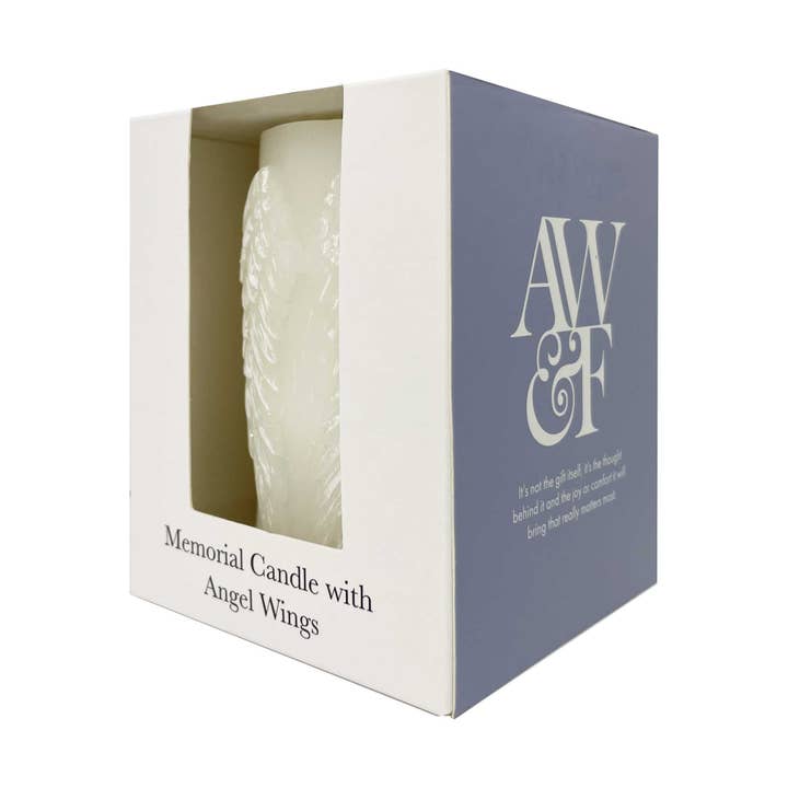 The Lovely Gift Group - Wholesale Pillar Candle - 3D Guardian Angel wings Candle