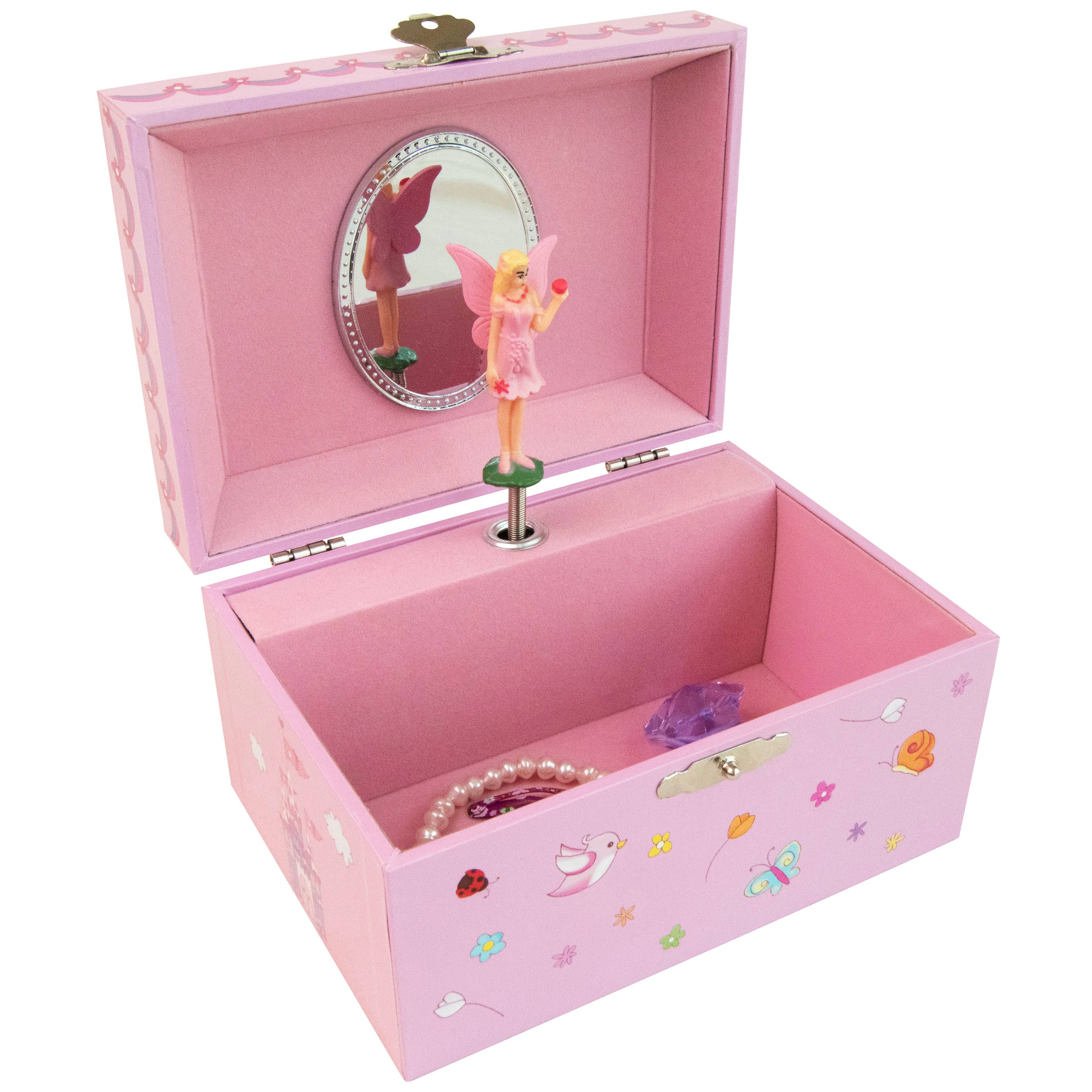 Mele and Co - Wholesale Jewelry Box/Organizer - Kids - Mele and Co Krista Girls Musical Fairy Jewelry Box5