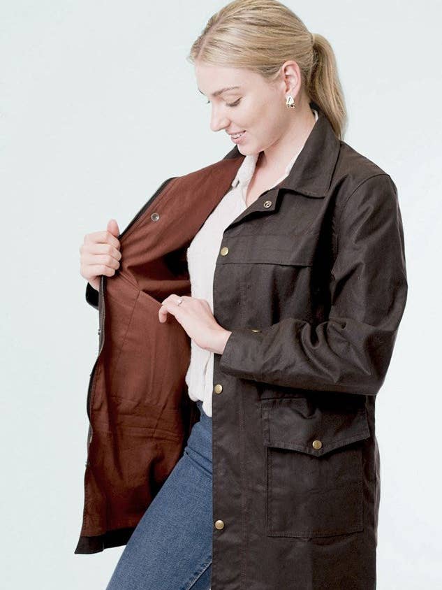 Unisex Oilskin All-purpose Coat for wholesale by Claybourn