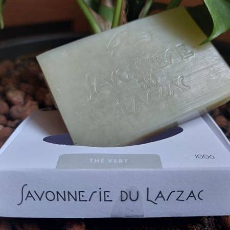Savonnerie du Larzac - Wholesale Bar Soap - Green Tea Sheep's Milk Soap0