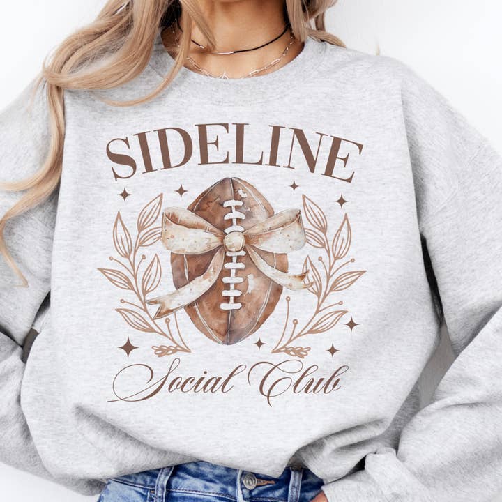 Fodbold Sideline Social Club Sportsmor Grafisk Sweatshirt for engroshandel hos Par.tees by Party On!