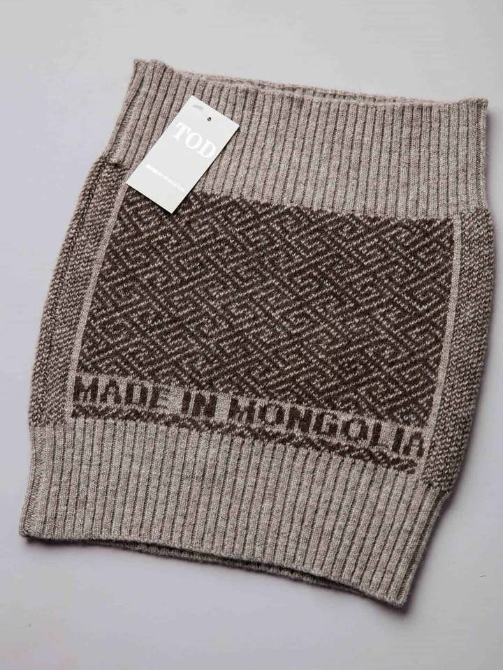 Grey Yak Wool Back Warmer for wholesale by Mongulai