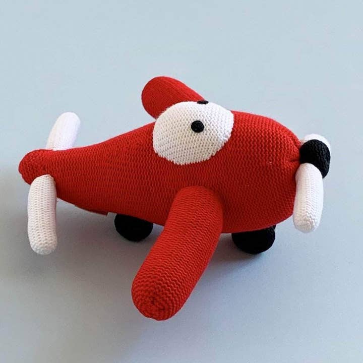 Jouets en peluche biologiques, avion (faits à la main) pour la vente par Estella