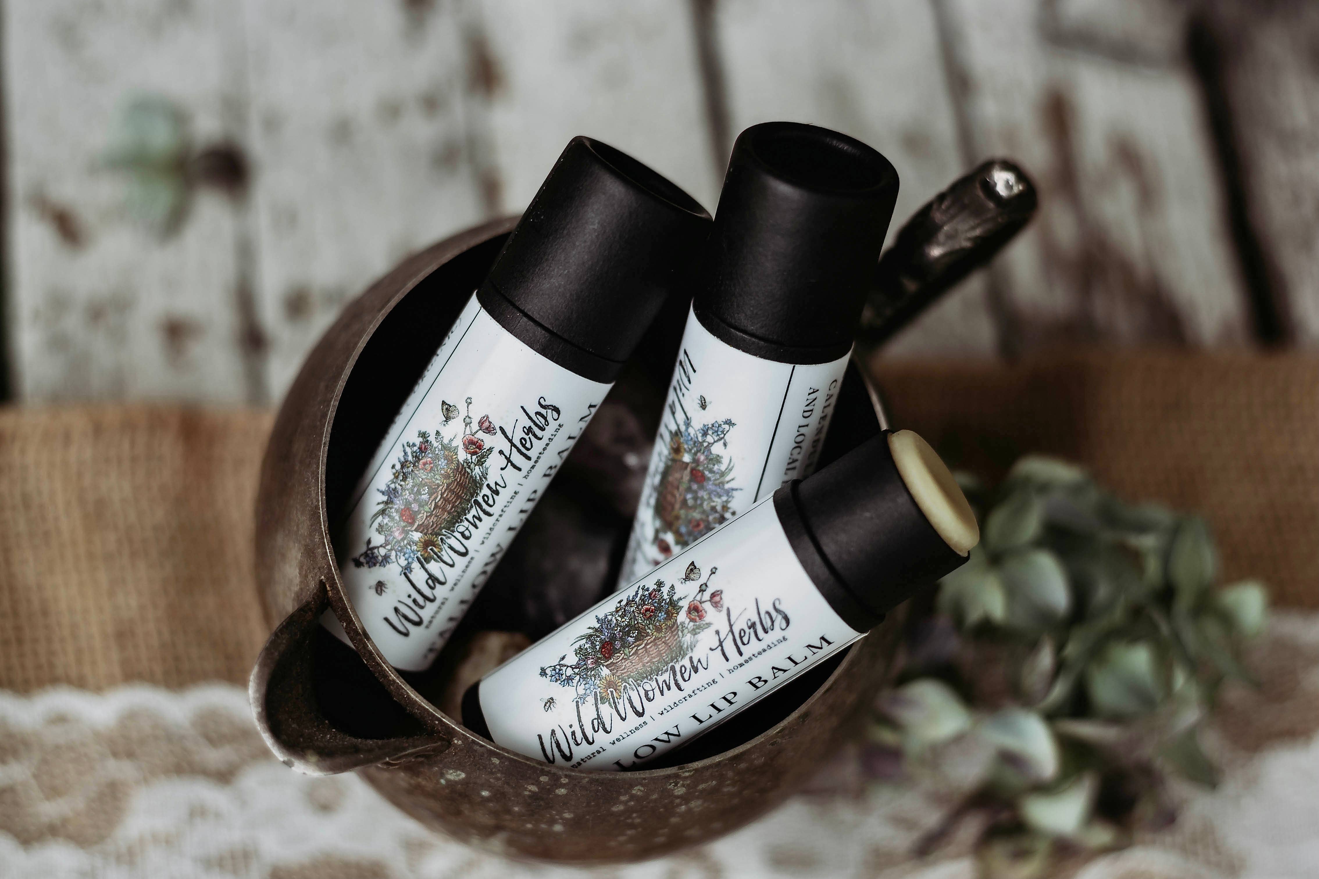 Wild Women Herbs - Wholesale Lip Balm - Tallow Lip Balm