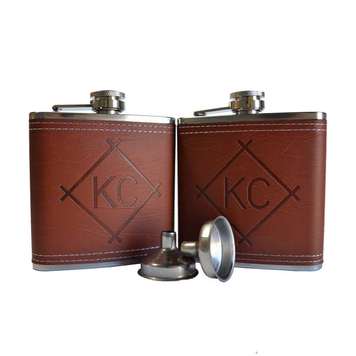 Kansas City Flask - KC Diamond for wholesale by KC Labyrinth