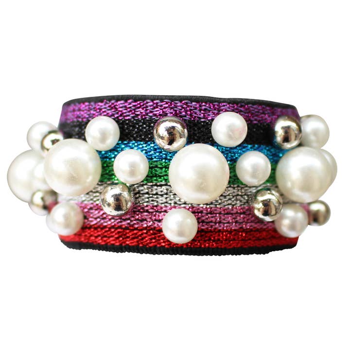 Gemelli – Engroshandel Hårbånd - Dame – Perle Stud Hair Tie22