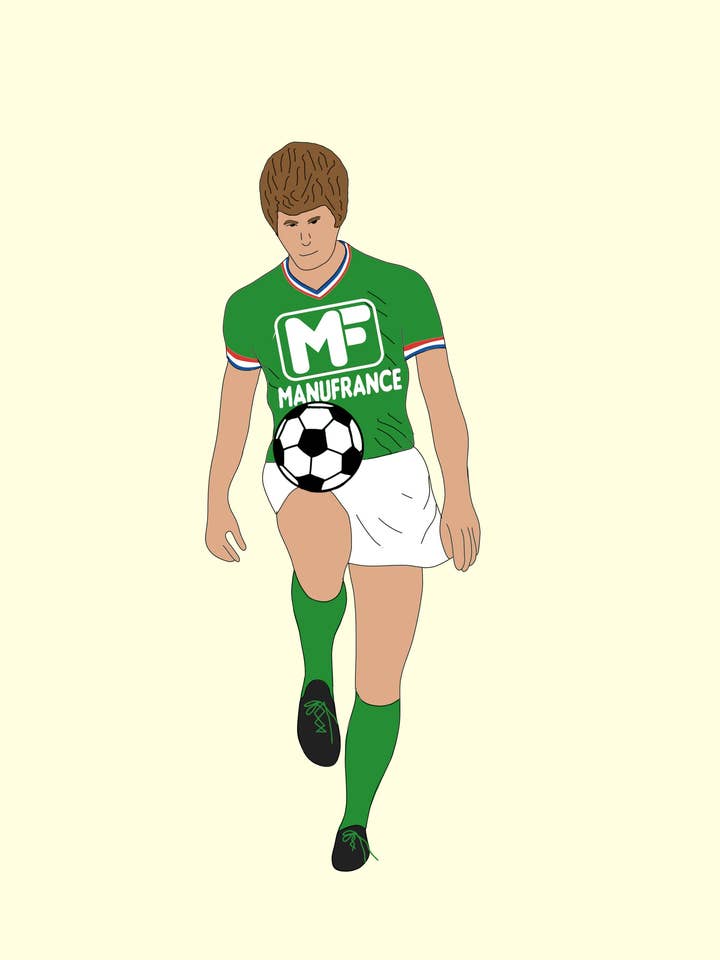 Sweat Joueur Manufrance brodé pour la vente par Foot Dimanche