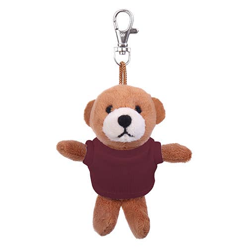 Plushland - Wholesale Keychain - Kids - 4" Keychain – Brown Bear1