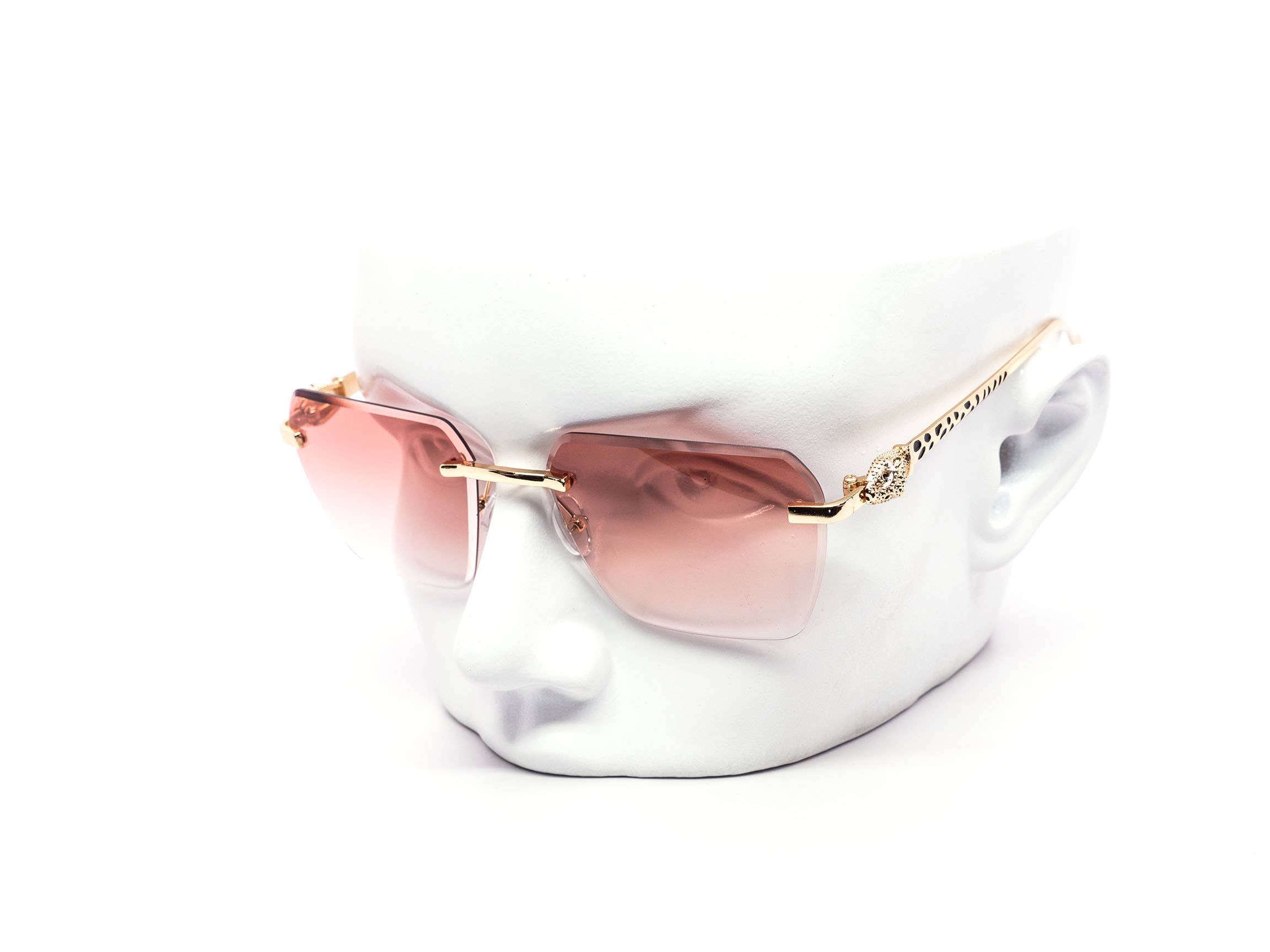 Still Friday - Wholesale Sunglasses - Unisex - Luxury Hexagon Gradient Rimless Sunglasses2