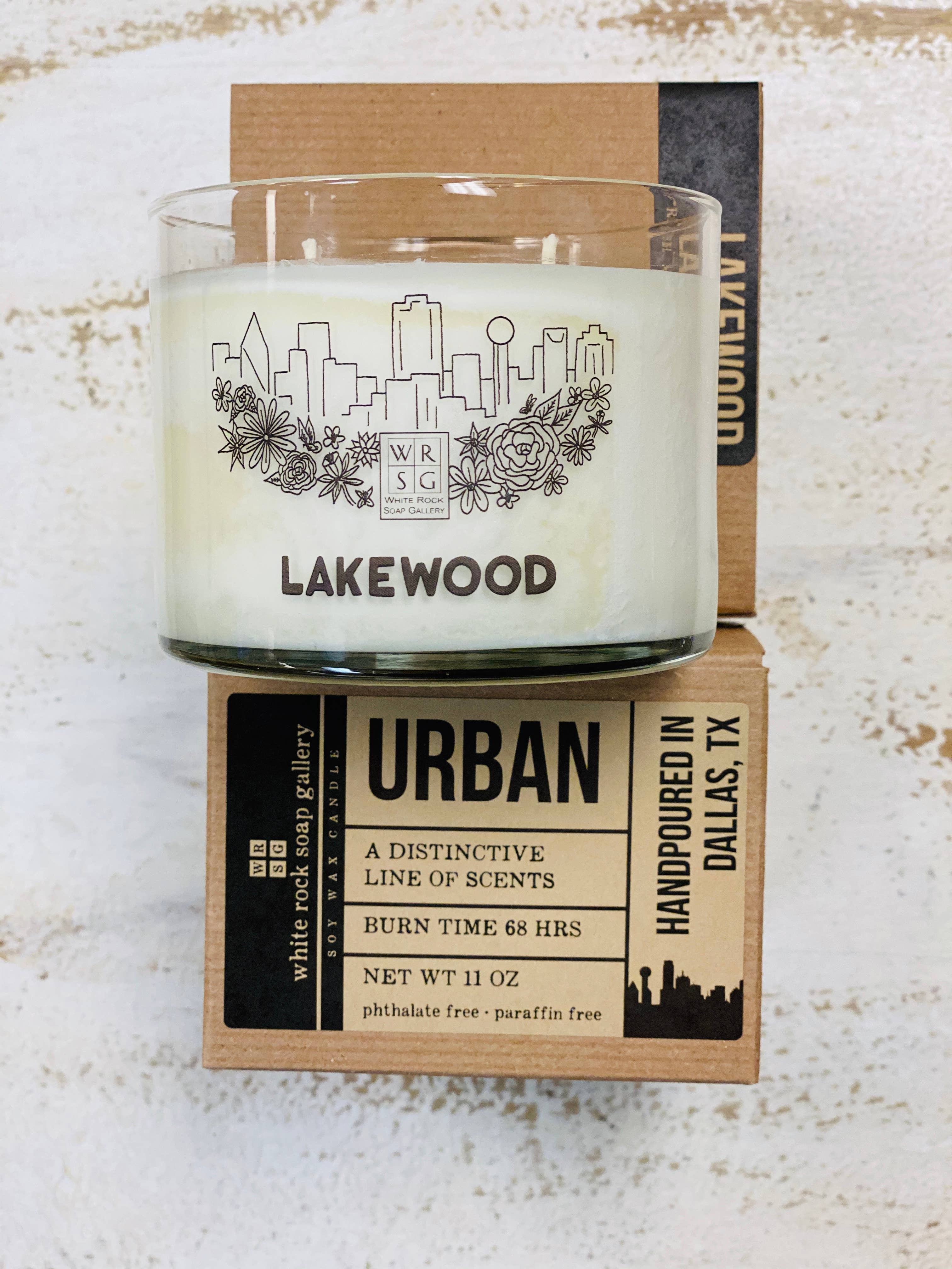 White Rock Soap Gallery - Wholesale Jar/Filled Candle - Soy Wax Candle Urban Collection11